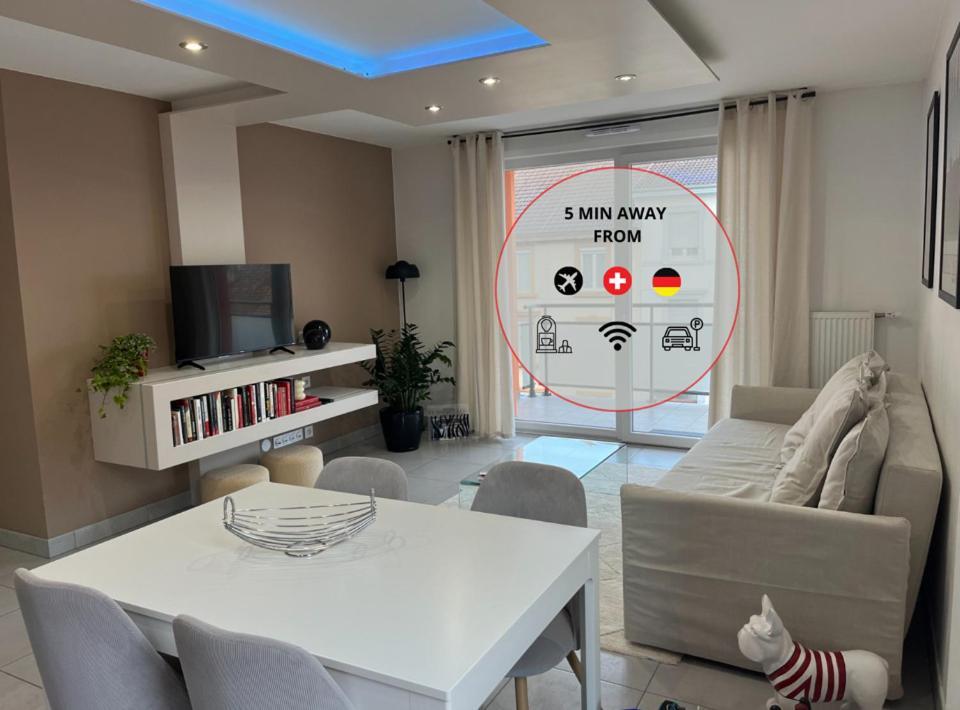A Few Steps From Basel With Balcony And Free Private Parking Apartment แซ็ง-ลุยส์ ภายนอก รูปภาพ