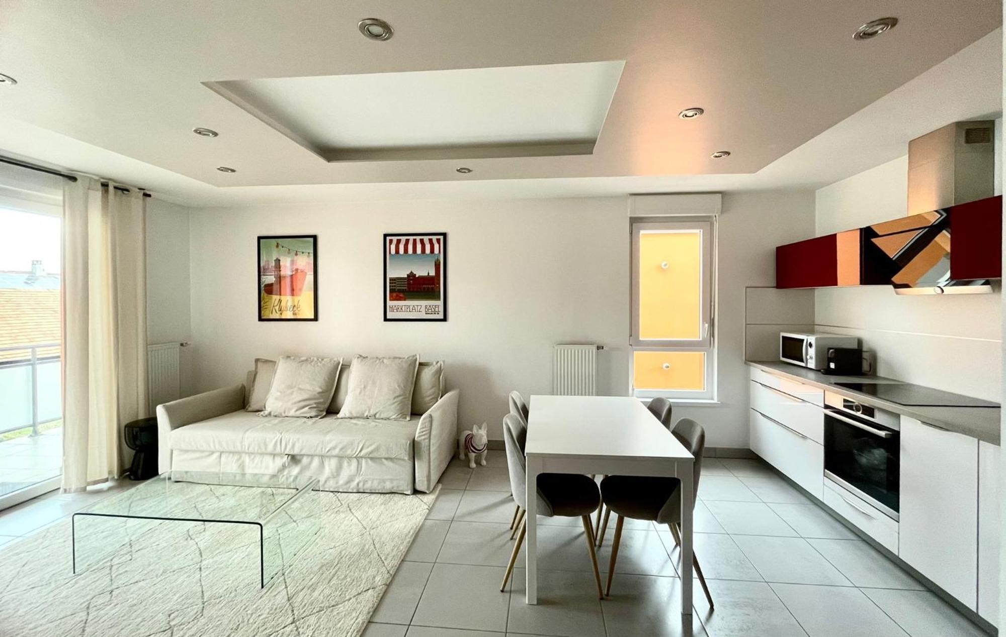 A Few Steps From Basel With Balcony And Free Private Parking Apartment แซ็ง-ลุยส์ ภายนอก รูปภาพ